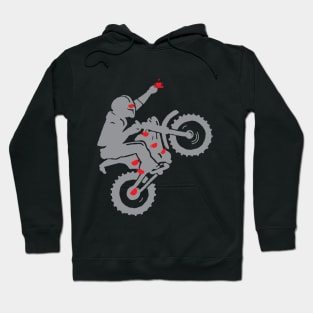 Coffee obsessed biker Hoodie